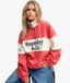 Superdry & Co Sweatshirt crème / lichtrood / zwart