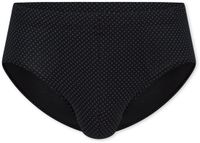 SCHIESSER Cotton Casuals slip (1-pack) - heren minislip zwart met patroon