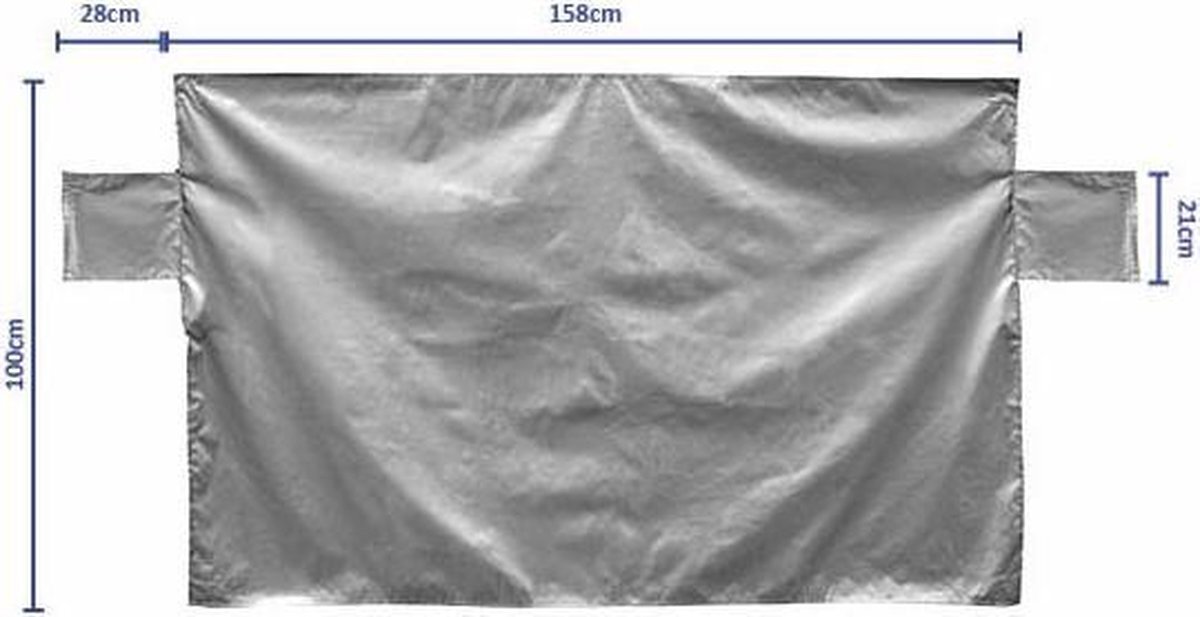 O'Daddy Anti-vorst scherm voor autoruit magnetisch - anti-ijsdeken - anti-vries voorruithoezzen xxl 100x158