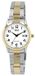 Q&Q Dameshorloge A45A-003PY Bicolor Goud/Zilverkleurig Datum 3 ATM Waterdicht Analoog Quartz 30mm