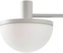 Lucande - Lampadaire - 1 ampoule - Aluminium, verre - gris clair, blanc