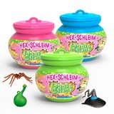 CRAZE Magic Slime Bibi Blocksberg 3-delige set magisch speelgoed slijm incl. speelfiguur kinderslijm in ketel, 31025, kleurrijk, medium