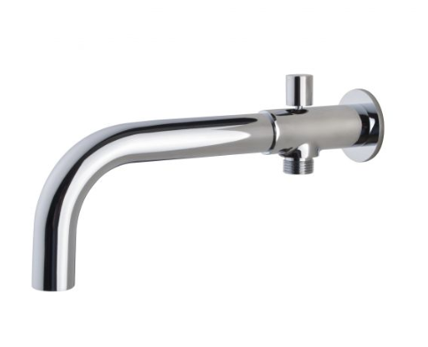 Wiesbaden Caral Inbouw Baduitloop met Omstel Rond 23 cm Chroom