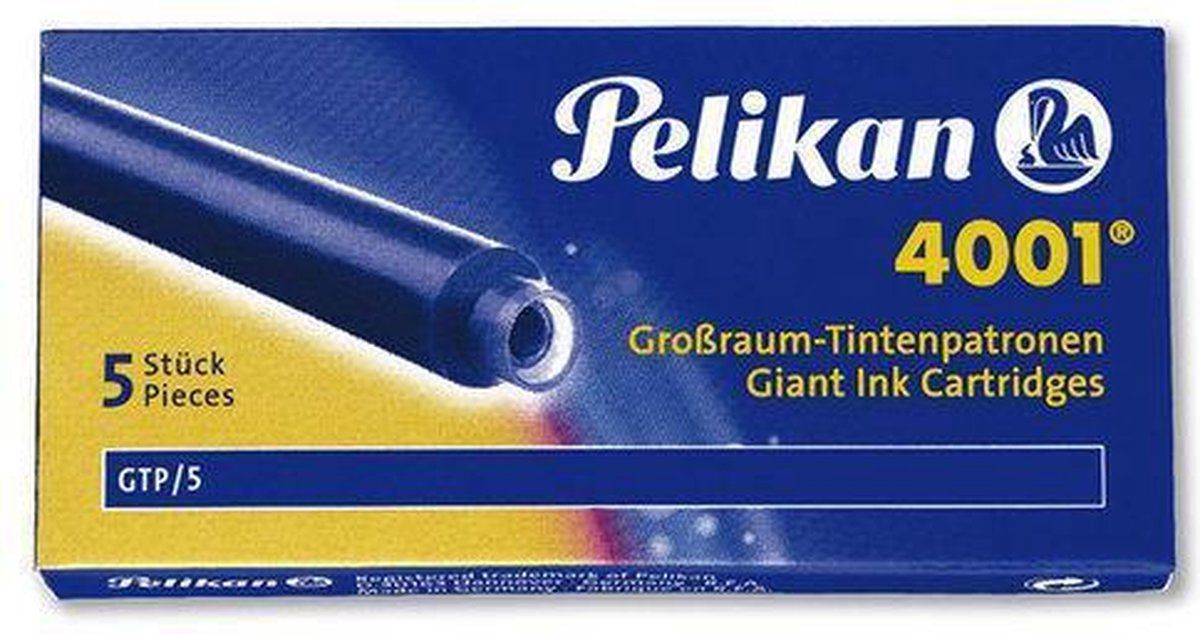 Pelikan 4001 Lange Inktpatronen - Violet - Kunststof - 4012700310668