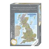 Close Up UK kaart puzzel 2000 delen MAPS IN minuut, Great Britain (68,8 cm x 96,6 cm)