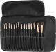 estuche Bol Make-up penselen met etuis - 15 penselen - Zwart