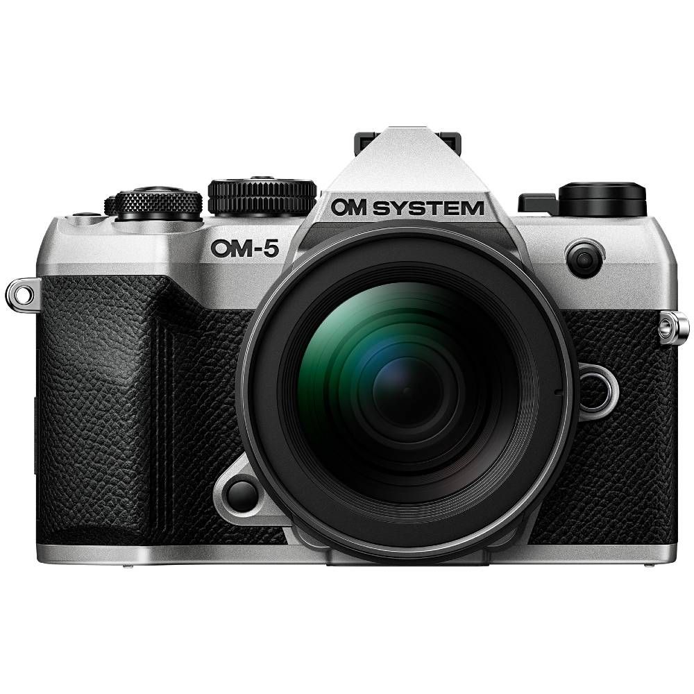 OM System OM-5 Mark II Zilver + 12-45mm f/4.0 PRO Zwart