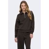 ONLY PLAY Sportief sweatshirt 'ONPLounge' donkerbruin