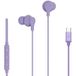 Celly, In-ear hoofdtelefoon met USB-C-kabel, met antwoordknop, volumeregeling, geïntegreerde microfoon, kleur violet