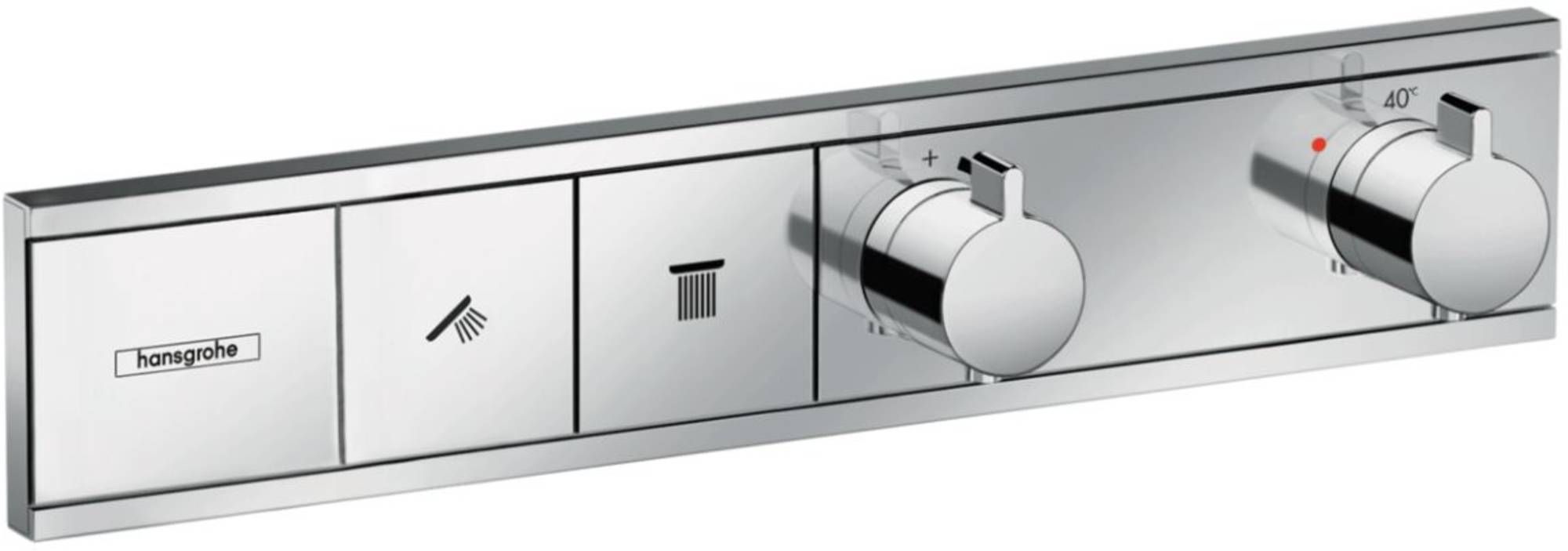 Hansgrohe RainSelect Thermostaat Afbouwdeel voor 2 Functies Chroom
