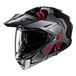 HJC i80 Velly Zwart Rood Adventure Motorhelm