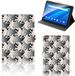 B2Ctelecom Lenovo Tab E10 Flip Case Salamander Grey