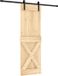 vidaXL Schuifdeur 70 x 210 cm Massief Beuken Hout (Onbehandeld)