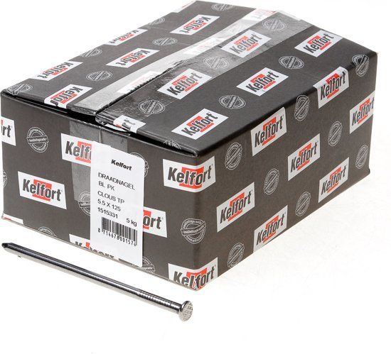 Macnails Noord Ned. draadind. BV. draadnagels blank - 5 kg