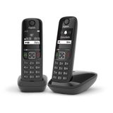 Gigaset AS690 Duo - Zwart - Draadloze Telefoon - 2 Handsets
