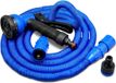 Tuyau d'eau extensible - Tuyau extensible jusqu'à 22 mètres - 7 modes d'arrosage - Couleur : Bleu - Tuyau d'arrosage avec pomme d'arrosage