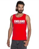 Bellatio Decorations Shoppartners Bv Rood Groot Brittannie supporter mouwloos shirt heren - Engeland singlet shirt/ tanktop S