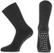 Basset Katoenen huissokken met antislip – Antracite – 35-38