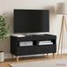 Prolenta Maison Exclusive - LED-TV-kast ALKMAAR, 81 x 35 x 43 cm, zwart, houtvezel