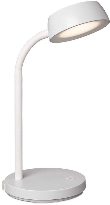 MAUL Bureaulamp MAULabby LED 3.000 K standvoet wit
