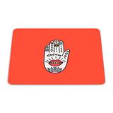 Questo Casa Rechthoekige muismat met digitale print, antislip onderkant, voor kantoor en thuis, 22 x 18 cm