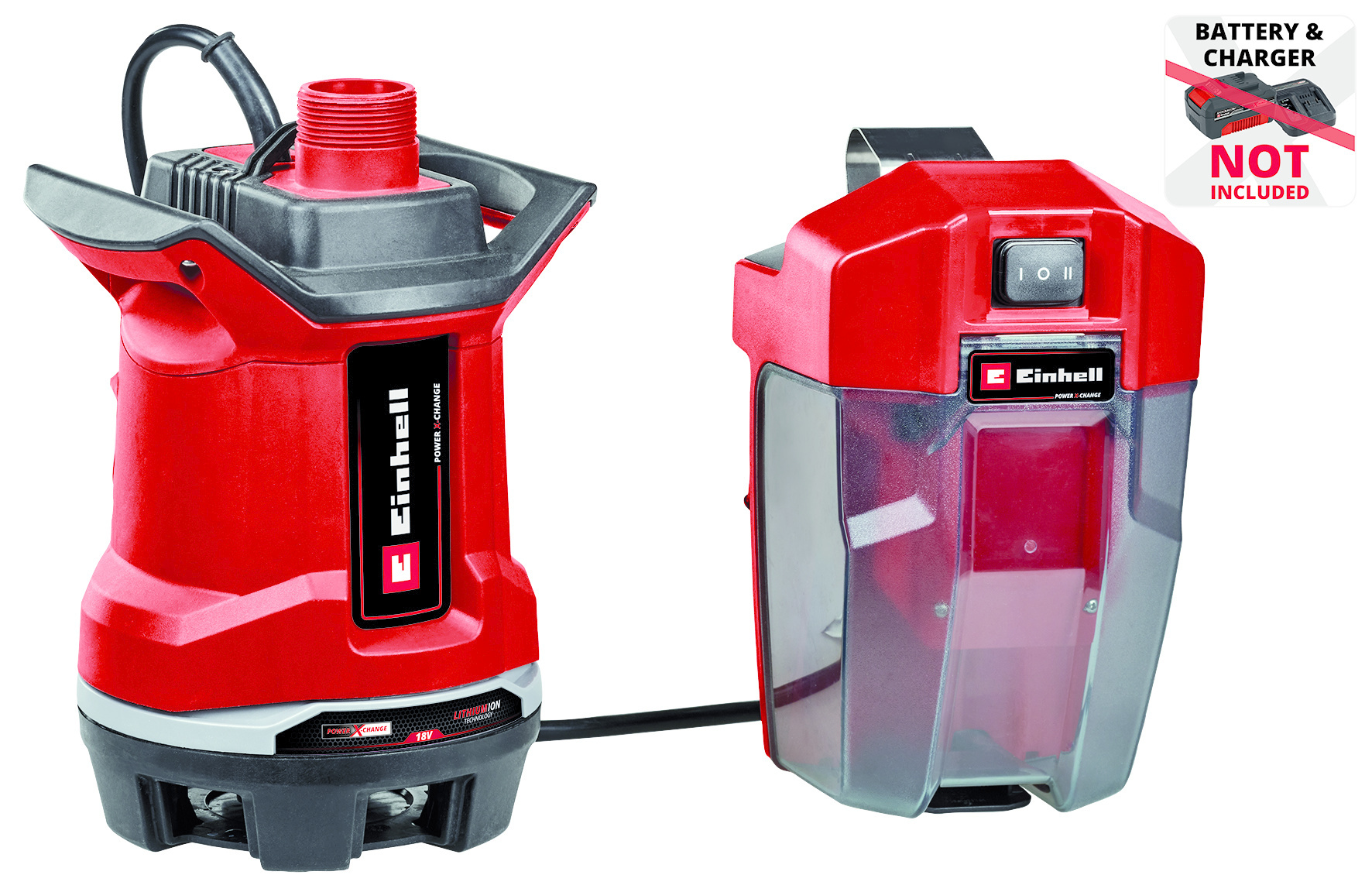 Einhell Einhell GE-DP 18/25 Li Solo - Accu Vuilwaterpomp - Power-X-Change