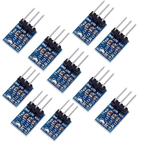 DollaTek 10st ADS-5.5V DC-spanningsregelaar Buck stroomtoevoermodule 4.75V-12V tot 5V 800mA