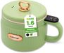 NutriChef Rijstkoker - 1,6L Draagbare Elektrische Multicooker - 6 Kookfuncties - Groen