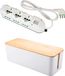 FANTON 481224S-B meervoudige stekkerdozenset - 9 plaatsen met 3 universele stopcontacten en 6 - 10 A - Kabel 1,5 m - Wit