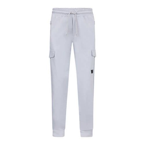 Retour Jeans regular cargobroek grijsblauw