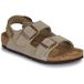 BIRKENSTOCK Platte sandalen Milano AS Kids LEVE Taupe