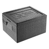 thermohauser EPP thermobox GN 1/2 inclusief deksel - 14 liter volume - 39 x 33 x 23 cm, zwart