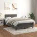Maison Exclusive - Boxspringbed met matras, donkergrijs, 120 x 200 cm, fluweel