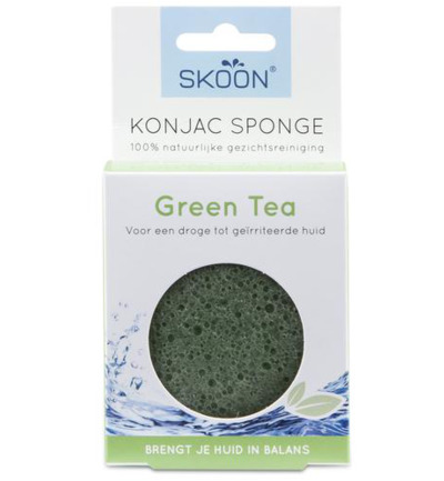 Skoon Konjac Sponge Green Tea