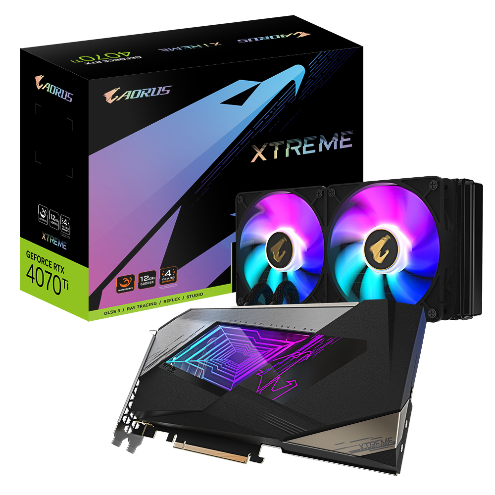 AORUS AORUS GeForce RTX 4070 Ti 12GB XTREME WATERFORCE