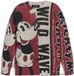 Desigual Kindertrui Wild Mickey met Ronde Hals voor Jongens, Maat 11 Jaar, Rood/Zwart/Wit