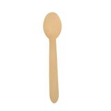 Papstar Cuillère à soupe jetable Bois 500 pièces