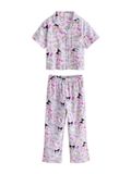 Next - Meisjes - Hello Kitty pyjama met knopen - Paars