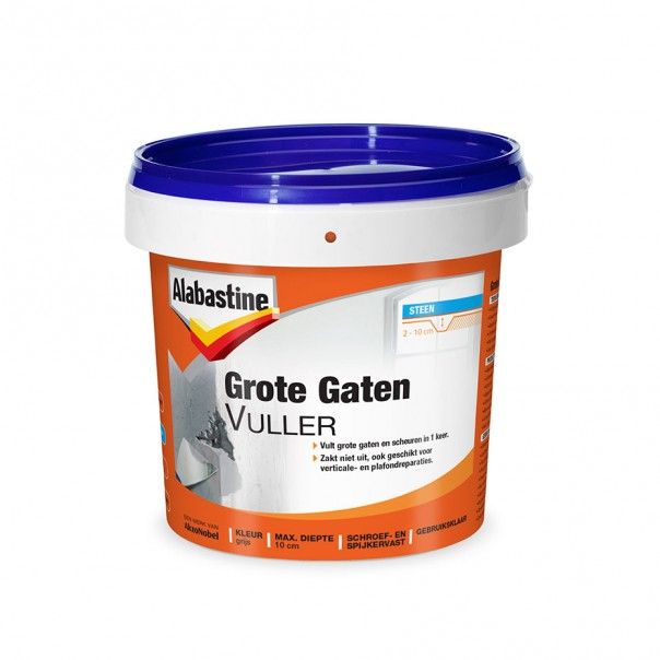 Alabastine Grote gatenvuller - 8710839105013