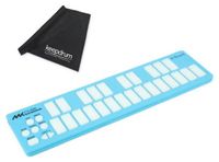 Muse Kinetics MIDI-controller K-Board Aqua, inclusief microvezeldoek