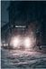 Merkloos / Sans marque Poster - Bus door Regenplassen in de Avond - 50x75 cm - Matte Look