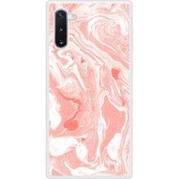 Samsung Bedrukt siliconen hoesje compatibel met Galaxy Note 10 Marbre Rose