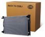 HELLA 8MK 366 302-781: Radiateur, refroidisseur d'eau, radiateur moteur pour AUDI A6 Avant (4F5, C6), A6 Limousine (4F2, C6), A6 Allroad (4FH, C6)