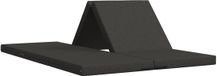 vidaXL Vouwbare Sofa Bed 140 x 67 x 15 cm Donkergrijs