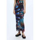 Desigual midi rok multi