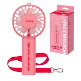 Fisura Better Late draagbare ventilator, roze