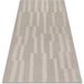 Osta Tapis En Laine Textura 488.17.la110 Osta - Géométrique Structurel Gris / Beige Beige 67x130 cm
