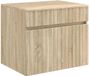 vidaXL Wandgemonteerde Badkamerkast Sonoma Eiken 59 x 44,5 x 50 cm