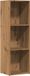 vidaXL Boekenkast - 36x30x114 cm - Bewerkt Hout - Artisanaal Eikenkleur