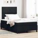 Maison Exclusive Lit à lattes avec sommier intégré "Exclusive" - éclairage LED intégré, couleur noire, dimensions 120 x 190 cm, revêtement en tissu